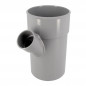 Té PVC 45 grados reducido MF 125/50/125