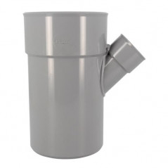 Verlaagd 45 graden PVC T-stuk MF 125/50/125