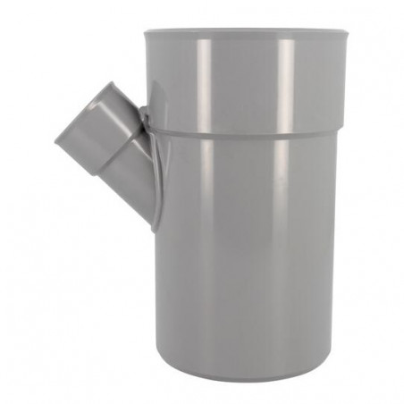 Té PVC 45 degré réduit MF 125/50/125 NICOLL BX84 - Image 3/4