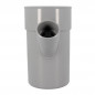 Té PVC 45 grados reducido MF 125/50/125