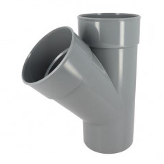 45 Graden Pvc T-Stuk Mf 140, NICOLL, BY14