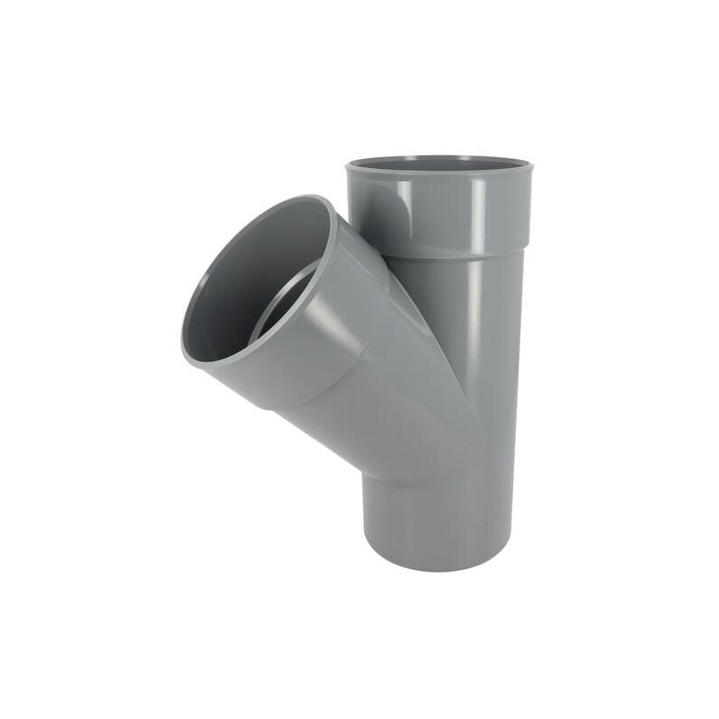 Té PVC 45 degré MF 140