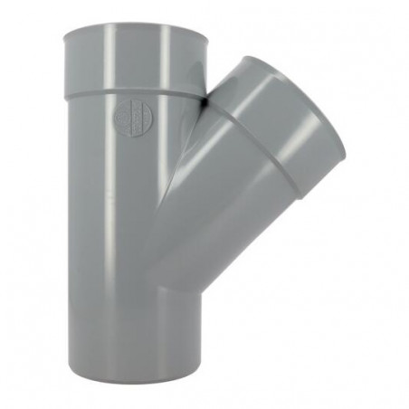 Té PVC 45 degré MF 140