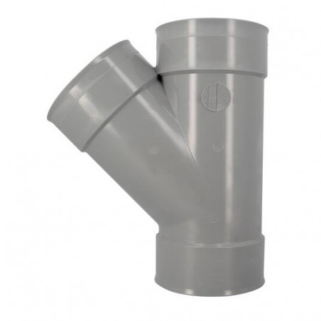 45 graden PVC T-stuk FF 140