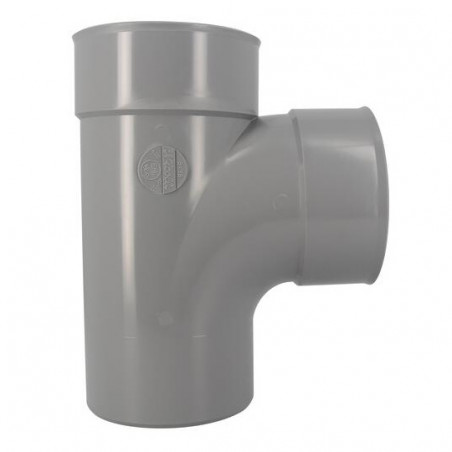 Té PVC 87 degré30 MF 140