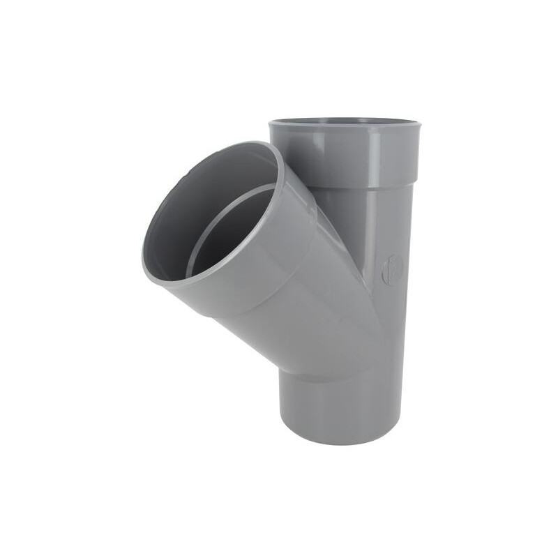 45 graden PVC T-stuk MF 160