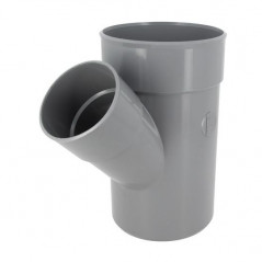 Té PVC 45 degré réduit MF 160/100/160 NICOLL BZ54 - Image 1/7