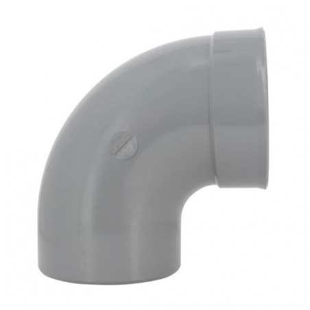 Pvc Bocht 87 Graden30 (90 Graden) Mf 200, NICOLL, CB8