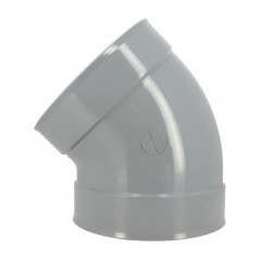 45 graden pvc elleboog MF 250