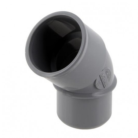 Pvc-Bogen 45° Mf: 32, NICOLL, CF4