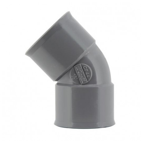 Coude pvc 45 degré FF 32 NICOLL CF44 - Image 1/3