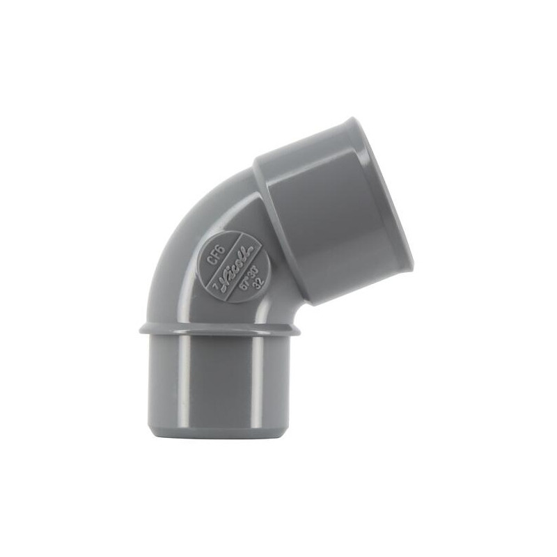 Coude pvc 67 degré30 MF 32
