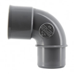 Pvc Bocht 87 Graden30 (90 Graden) Mf 32, NICOLL, CF8