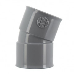 Coude pvc 20 degré FF 40 NICOLL CH22 - Image 1/4