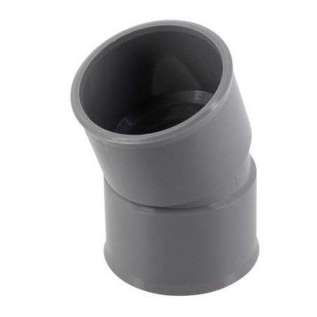 Coude pvc 20 degré FF 40 NICOLL CH22 - Image 2/4