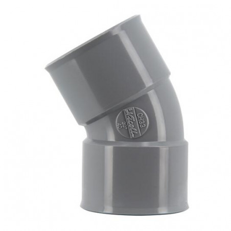 Coude pvc 30 degré FF 40