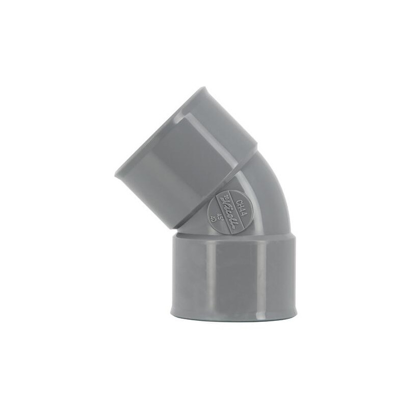 Codo pvc 45 grados FF 40