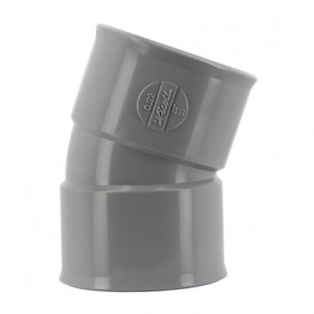 Elbow Pvc 20° Ff : 50, NICOLL, CJ22