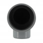 90-graden PVC elleboog voor 50x40 multimateriaalaansluiting (ref. C29MF)