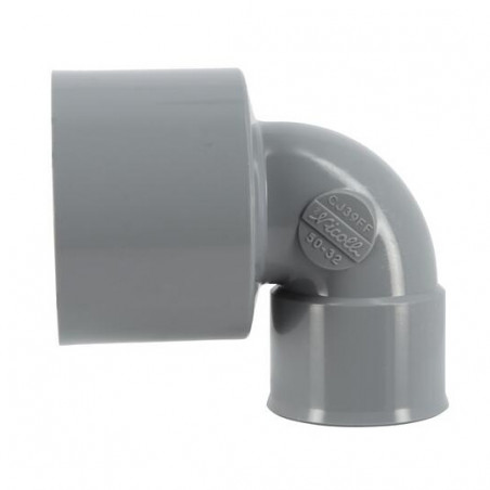 90° Pvc-Bogen Für Multi-Material-Verbindungen: 50X32, NICOLL, CJ39FF