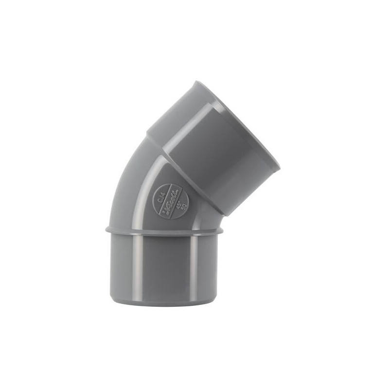 Coude pvc 45 degré MF 50