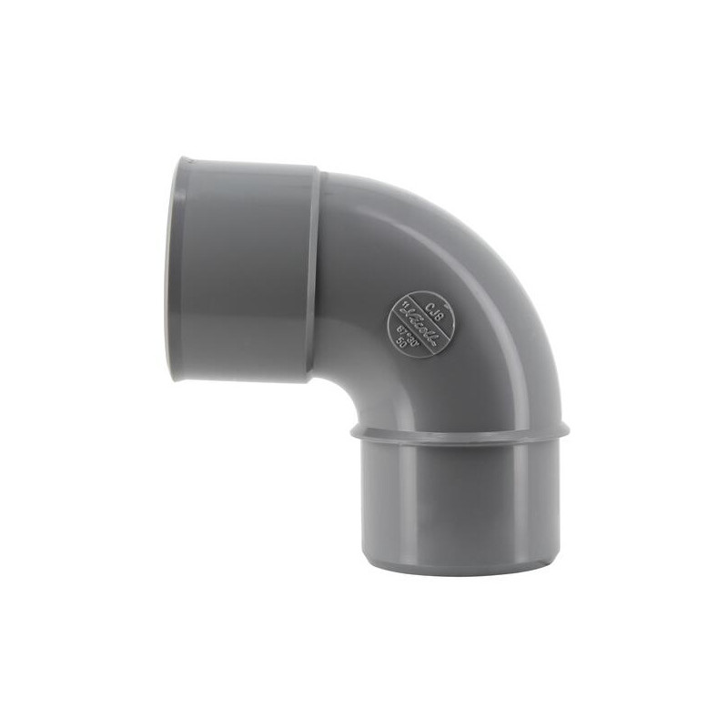 PVC elbow 87°30 (90°) MF : 50