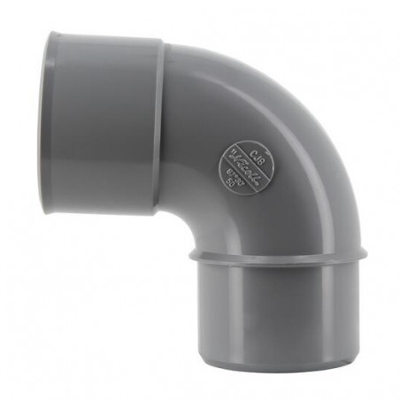 PVC-Bogen 87 Grad30 (90 Grad) M/F 50