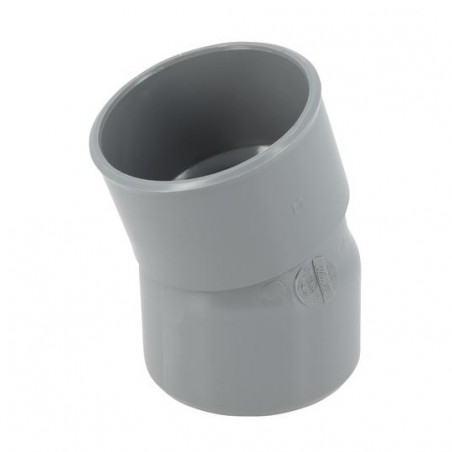 Coude pvc 20 degré FF 63 NICOLL CL22 - Image 2/4