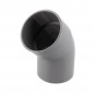 PVC bocht 45 graden MF 63