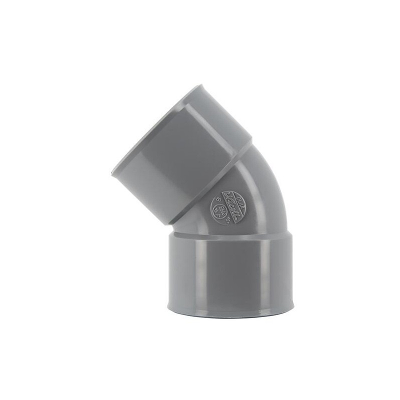 Coude pvc 45 degré FF 63