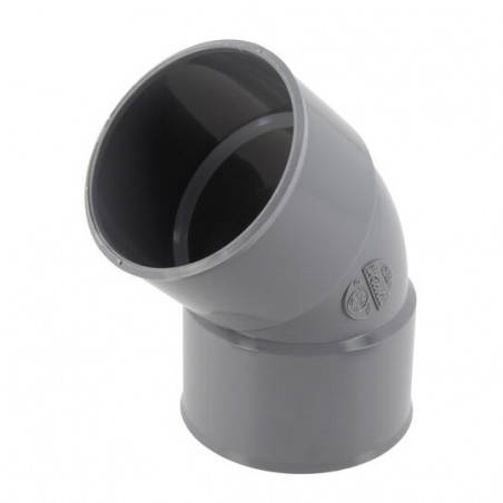 45 graden pvc elleboog FF 63