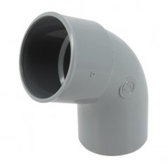 Coude pvc 67 degré30 MF 63