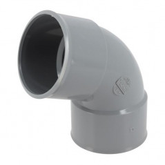 PVC elbow 67°30 FF : 63