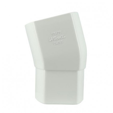 Gomito 15° Ovazione Td107 Bianco, NICOLL, CM1GTB