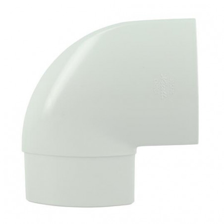 Gomito Maschio-Femmina Ruotabile A 90° Del Pluviale Ovation Td107 105X76, Bianco, NICOLL, CM9GTB