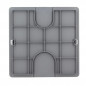 Snap-on manhole cover: 30x30, grey