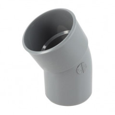 PVC-Bogen 30° MF: 75