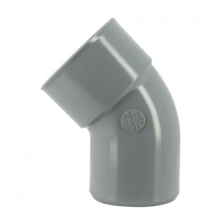 Pvc-Bogen 45° Mf: 75, NICOLL, CP4