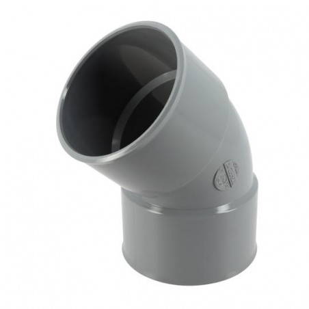 Elbow Pvc 45° Ff : 75, NICOLL, CP44