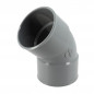 PVC bocht 45 graden FF 75