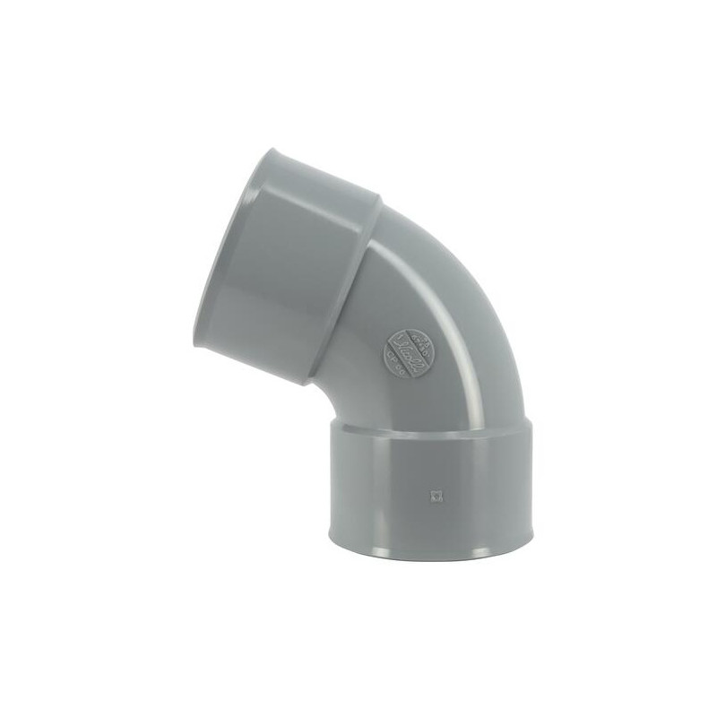 Coude pvc 67 degré30 FF 75
