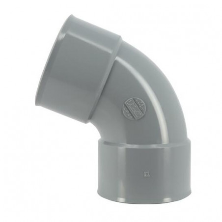 Pvc Elbow 67°30 Ff : 75, NICOLL, CP66
