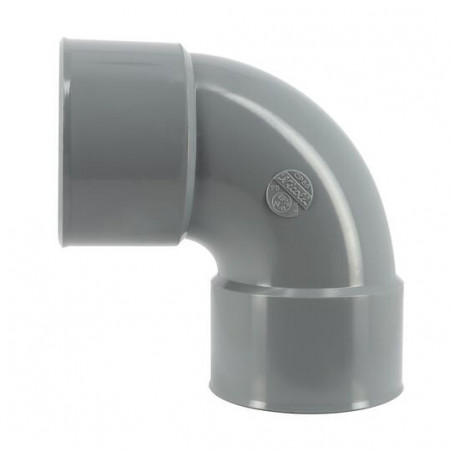 Coude pvc 87 degré30 (90 degré) FF 75 NICOLL CP88 - Image 1/3