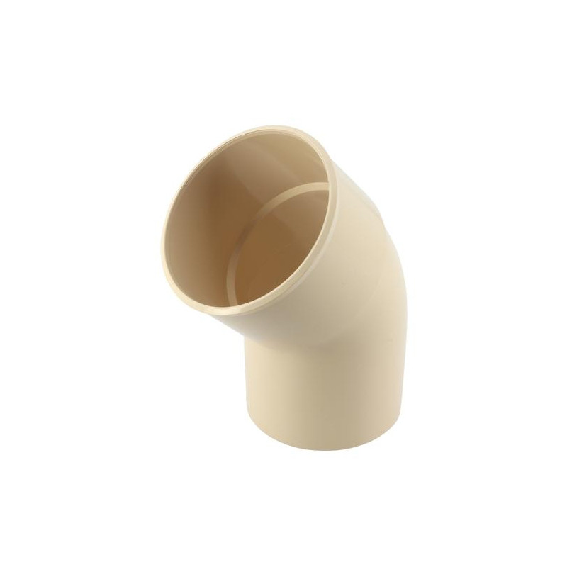 Elbow 20 male female 80, sand, for PVC downspout