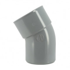 Pvc-Bogen 30° Mf: 80, NICOLL, CR3