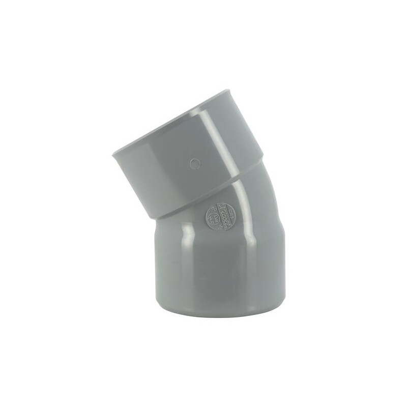 Coude pvc 30 degré FF 80