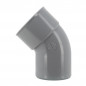 Coude pvc 45 degré MF 80