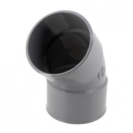 Coude pvc 45 degré FF 80