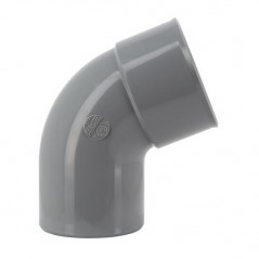 Coude pvc 67 degré30 MF 80 NICOLL CR6 - Image 1/4