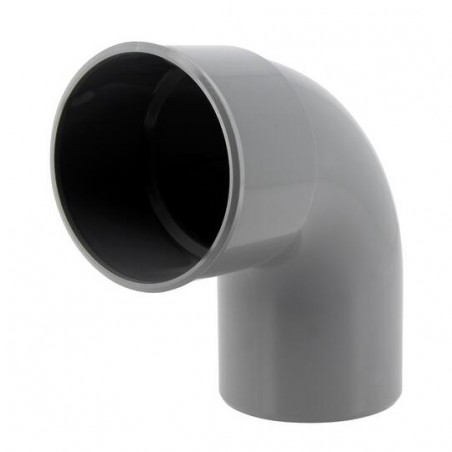 87 graden30 (90 graden) MF 80 pvc elleboog